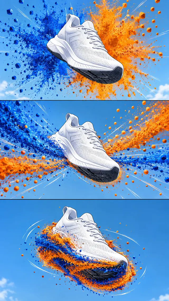 Sneaker Powder Burst