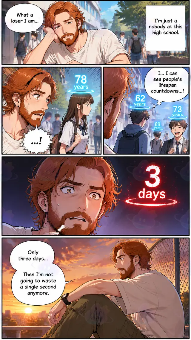 A loser high school student discovers he can see