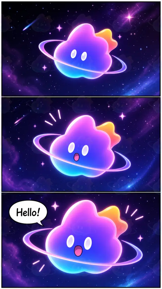 A complete self-contained vertical short comic starring ONLY Starveil…