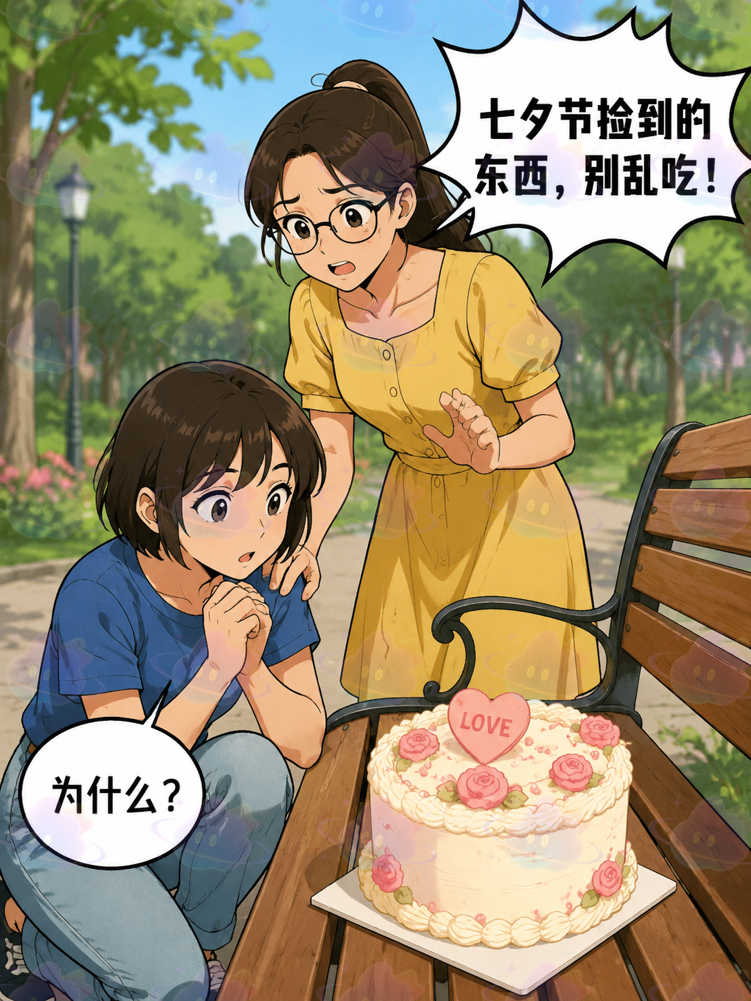 七夕节捡到的东西，别乱吃！
为什么？