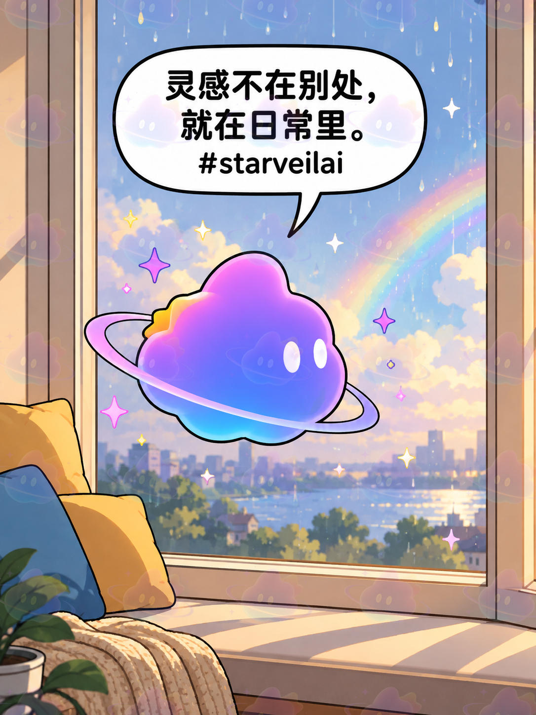 灵感不在别处，就在日常里。#starveilai