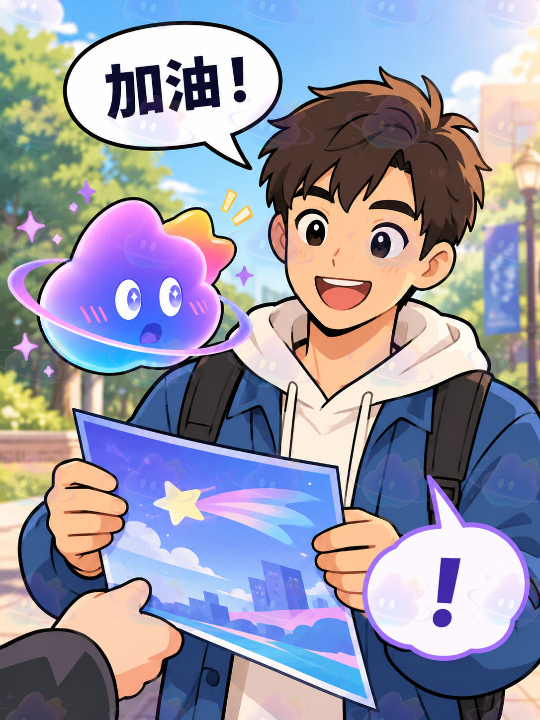加油！
！