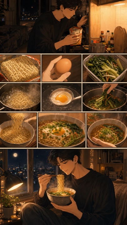 深夜泡面的仪式感