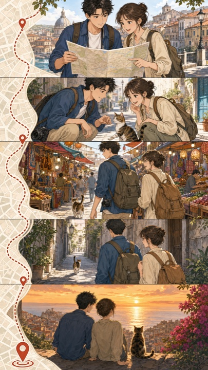 旅行计划败给一只猫