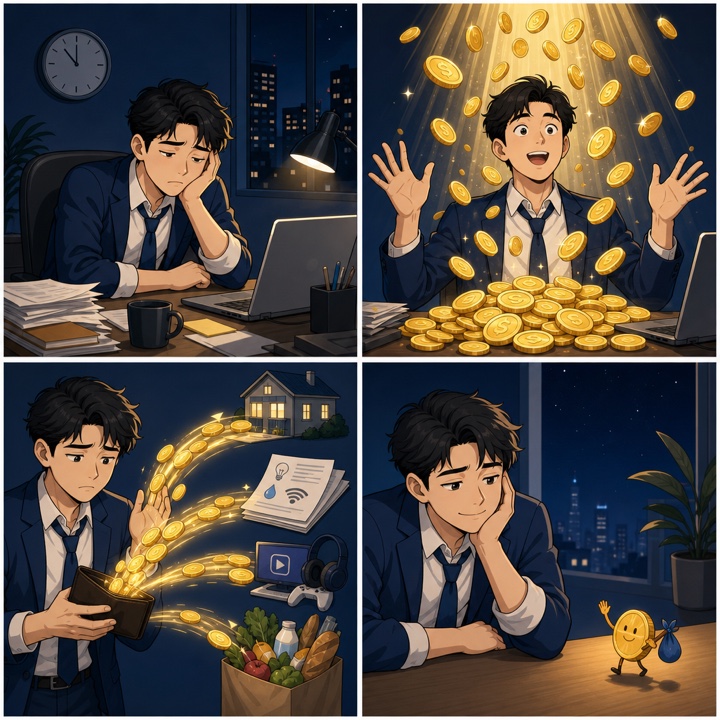 工资只是路过