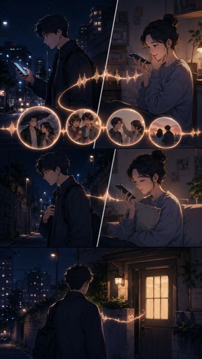走夜路时的语音