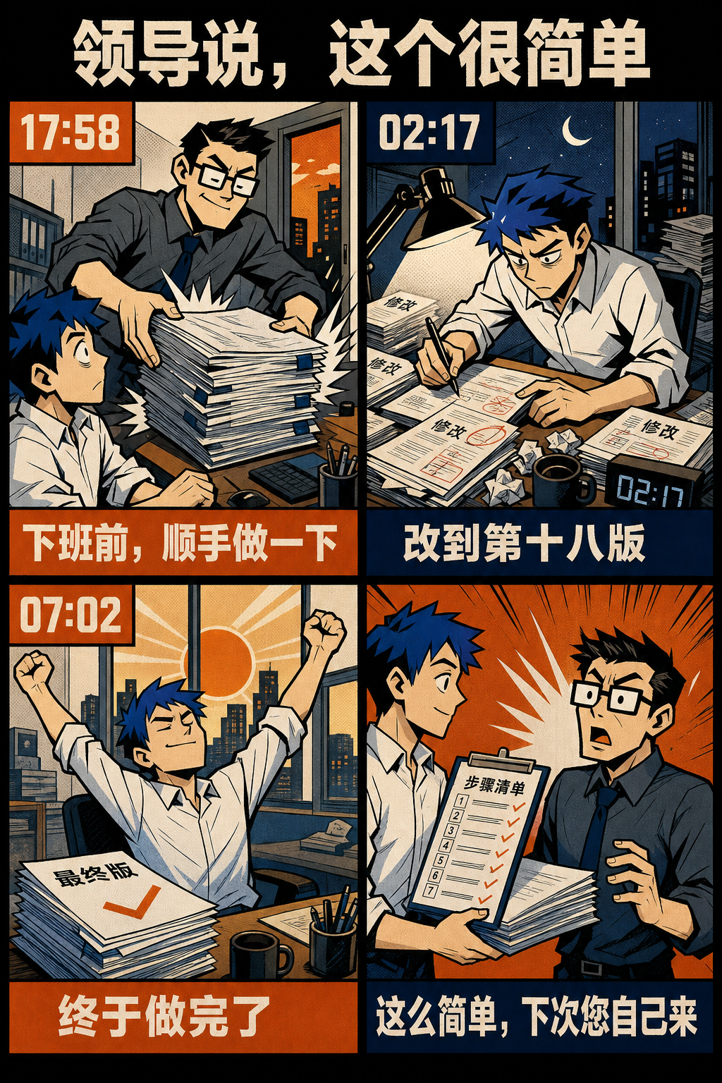 领导说,这个很简单