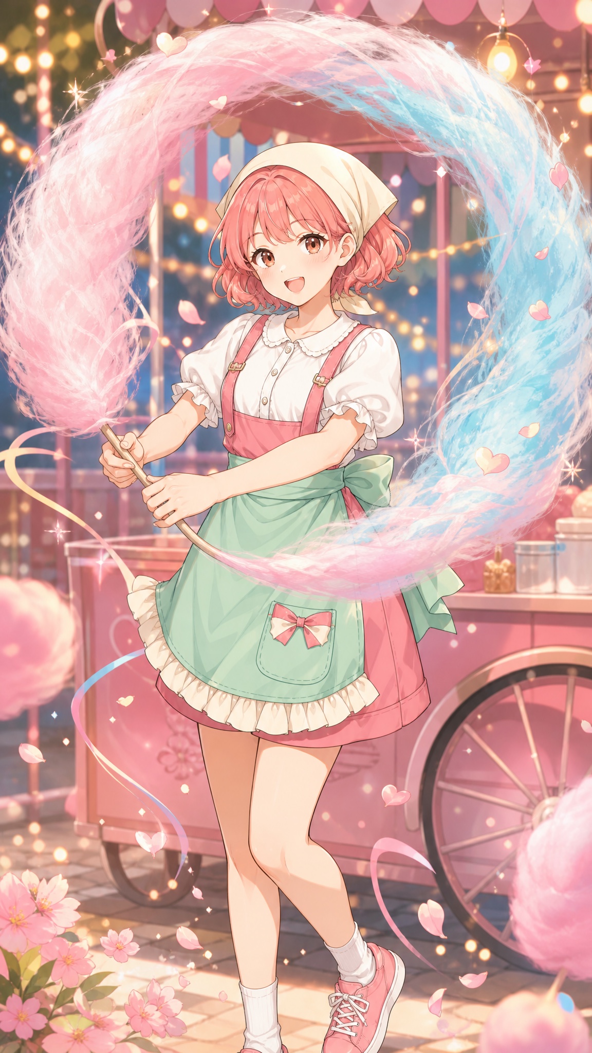 桃子 — 棉花糖摊主
