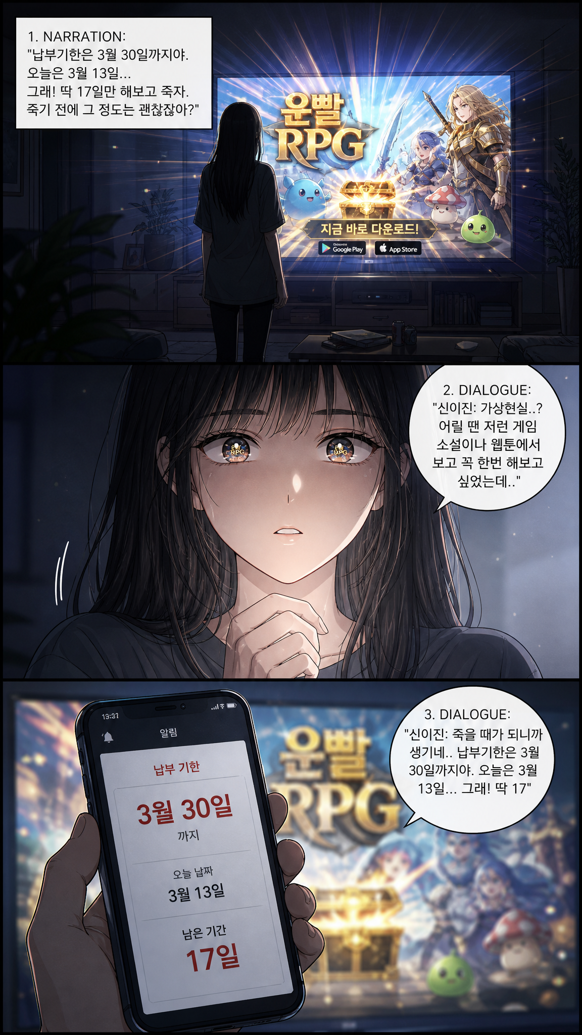 운빨RPG: 행운 17일